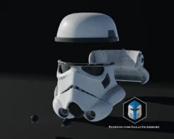 Rogue One Stormtrooper Helmet - 3D Print Files 18 Rogue One Stormtrooper Helmet - 3D Print Files -Galactic Armory Store RogueOneStormtrooper Exploded