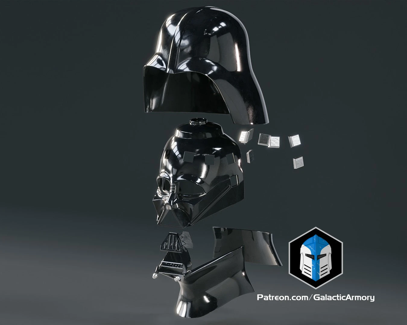 Revenge Of The Sith Darth Vader Helmet - 3D Print Files 16 Revenge Of The Sith Darth Vader Helmet - 3D Print Files - Image 14