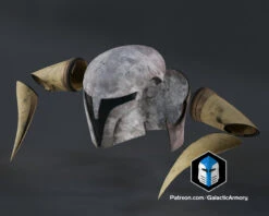 Clone Wars Saesee Tiin Helmet - 3D Print Files -Galactic Armory Store SaeseeTiinHelmet Exploded