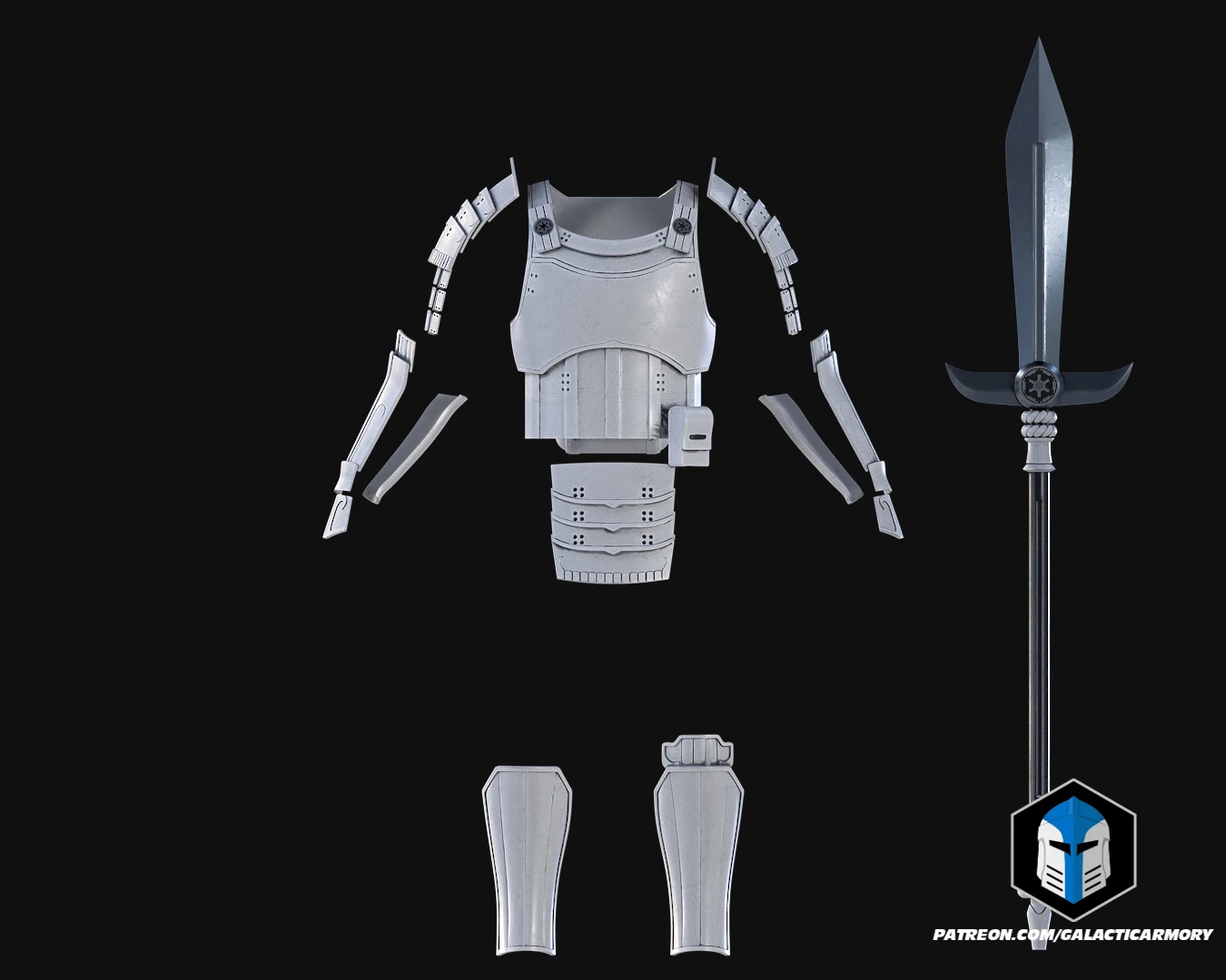 Samurai Stormtrooper Armor - 3D Print Files 5 Samurai Stormtrooper Armor - 3D Print Files - Image 3