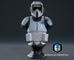 Scout Trooper Bust - 3D Print Files 15 Scout Trooper Bust - 3D Print Files -Galactic Armory Store ScoutTrooperBust