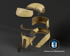 Rogue One Shoretrooper Helmet - 3D Print Files -Galactic Armory Store ShoretrooperHelmet Exploded