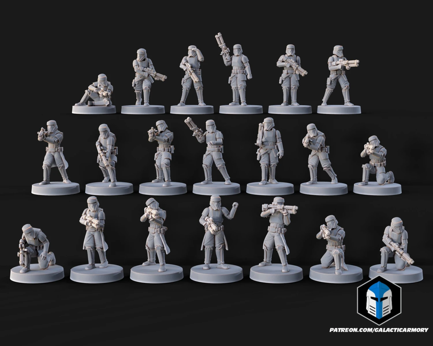 1:48 Scale Shoretroopers - 3D Print Files 4 1:48 Scale Shoretroopers - 3D Print Files - Image 2