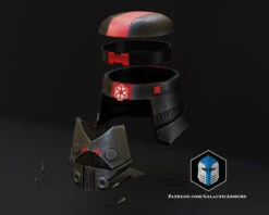 Sith Empire Trooper Helmet - 3D Print Files -Galactic Armory Store SithEmpireTrooperHelmet Exploded