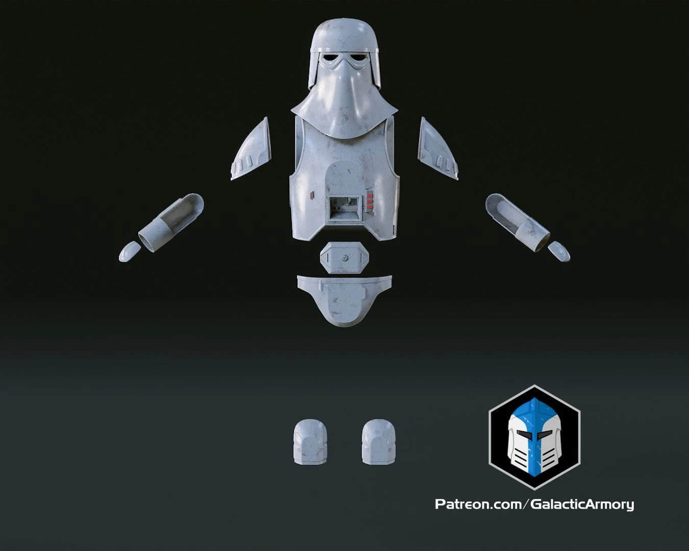 ESB Snowtrooper Helmet & Armor - 3D Print Files 4 ESB Snowtrooper Helmet & Armor - 3D Print Files - Image 2