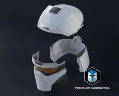 Snowtrooper Spartan Helmet - 3D Print Files 17 Snowtrooper Spartan Helmet - 3D Print Files -Galactic Armory Store SnowtrooperSpartan Exploded