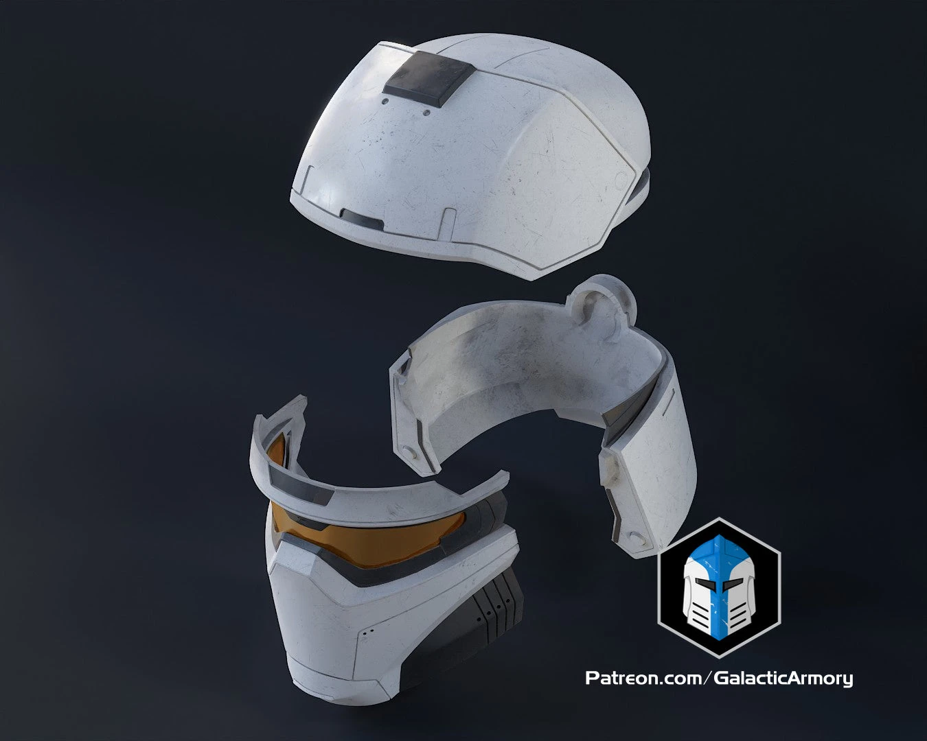 Snowtrooper Spartan Helmet - 3D Print Files 6 Snowtrooper Spartan Helmet - 3D Print Files - Image 4