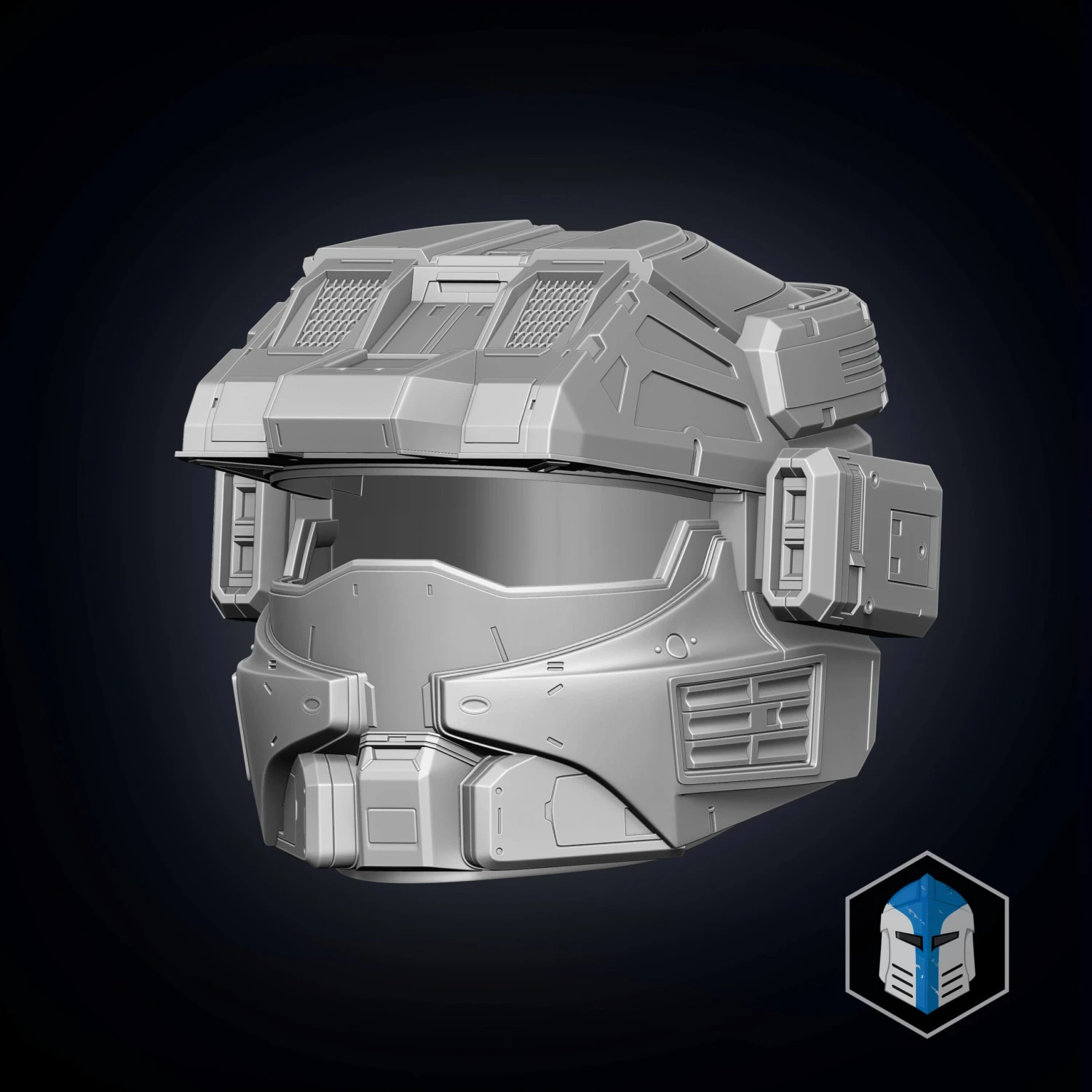 Spartan 125 - Kai Helmet - 3D Print Files 3 Spartan 125 - Kai Helmet - 3D Print Files