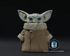 Standing Grogu - Arms At Side - 3D Print Files 23 Standing Grogu - Arms At Side - 3D Print Files -Galactic Armory Store StandingGrogu ArmsatSide Sitting