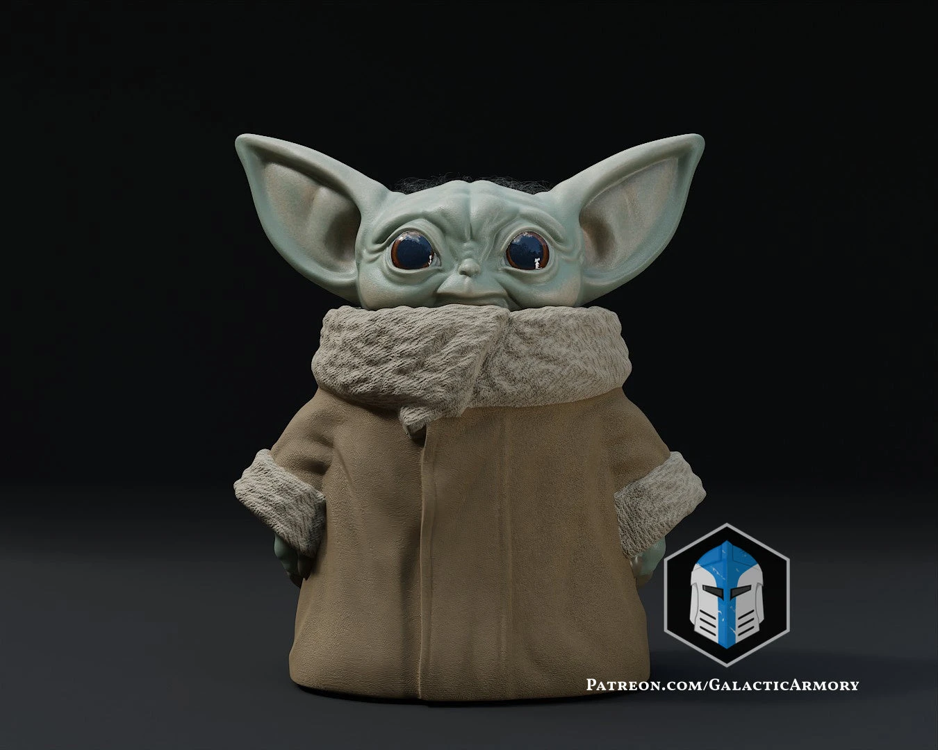 Standing Grogu - Arms At Side - 3D Print Files 6 Standing Grogu - Arms At Side - 3D Print Files - Image 4