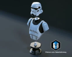 Stormtrooper Bust - 3D Print Files -Galactic Armory Store StormtrooperBust Exploded