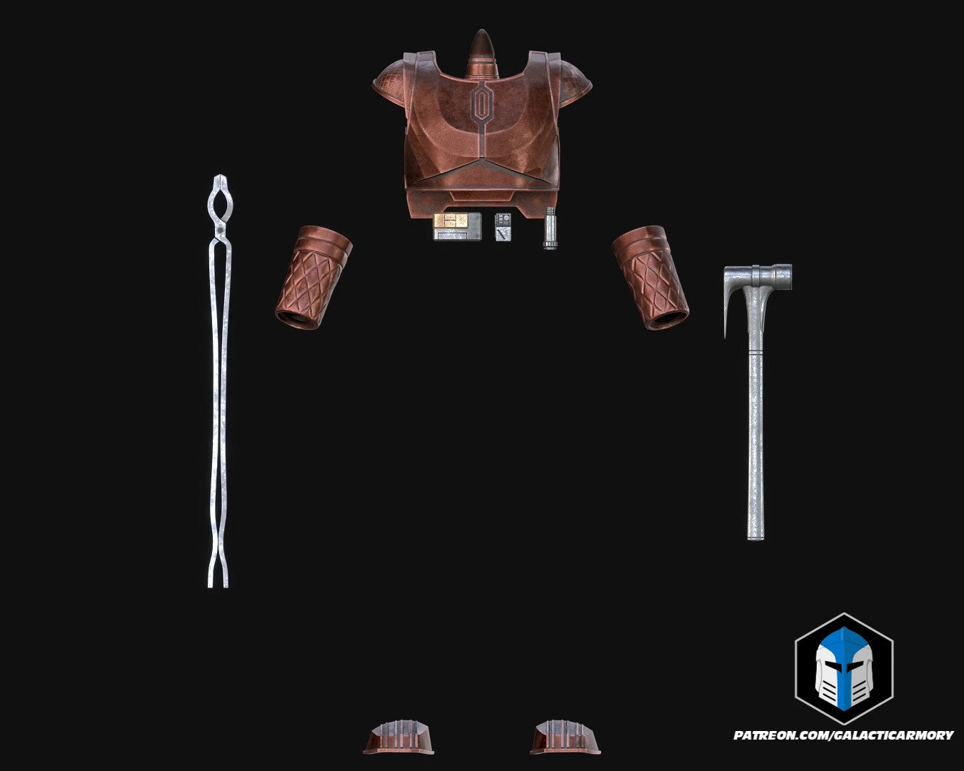 The Armorer Armor - 3D Print Files 4 The Armorer Armor - 3D Print Files - Image 2