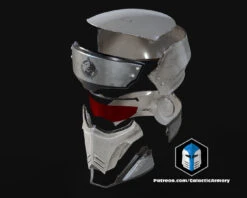 Helldivers 2 - UF-16 Inspector Helmet - 3D Print Files -Galactic Armory Store UF 16InspectorHelmet Exploded