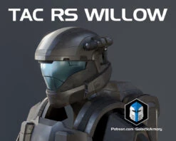 ODST Helmet Accessory Pack - 3D Print Files -Galactic Armory Store Willow