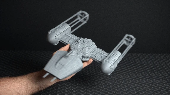 1:48 Scale And Tea Light Y-Wing - 3D Print Files 5 1:48 Scale And Tea Light Y-Wing - 3D Print Files - Image 3