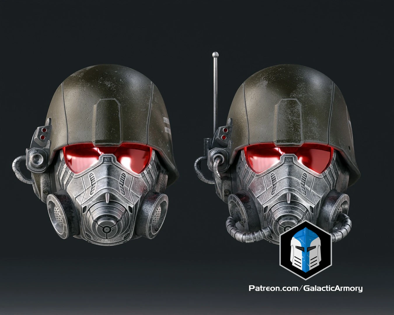 NCR Ranger Advanced And Elite Helmets - 3D Print Files 8 NCR Ranger Advanced And Elite Helmets - 3D Print Files - Image 6