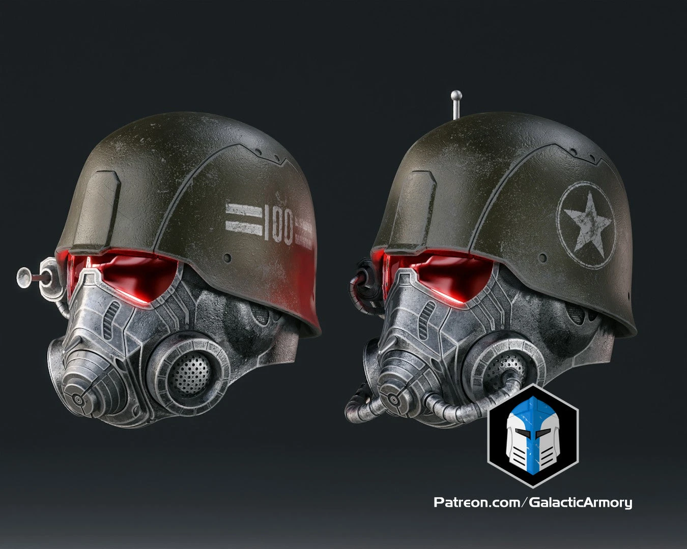 NCR Ranger Advanced And Elite Helmets - 3D Print Files 9 NCR Ranger Advanced And Elite Helmets - 3D Print Files - Image 7
