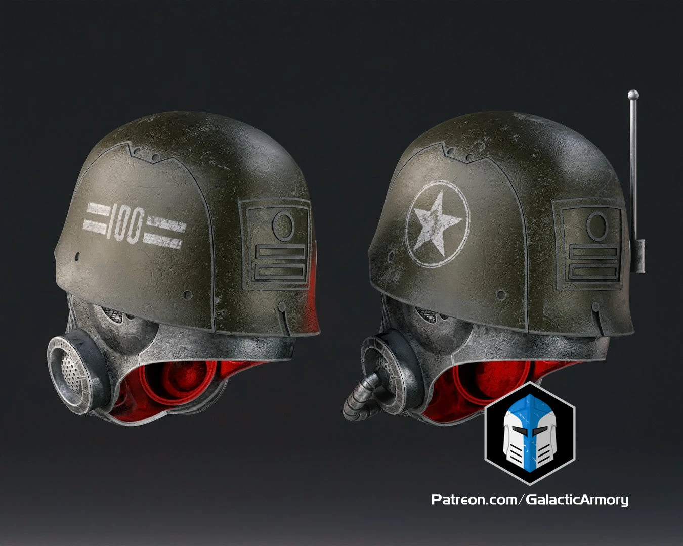 NCR Ranger Advanced And Elite Helmets - 3D Print Files 11 NCR Ranger Advanced And Elite Helmets - 3D Print Files - Image 9