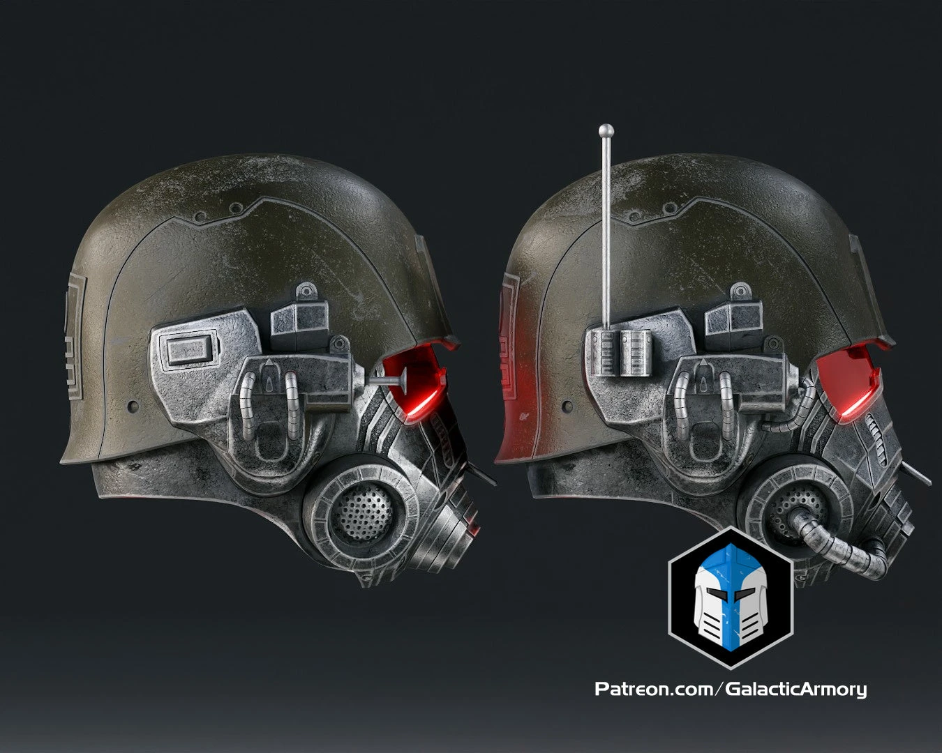 NCR Ranger Advanced And Elite Helmets - 3D Print Files 14 NCR Ranger Advanced And Elite Helmets - 3D Print Files - Image 12