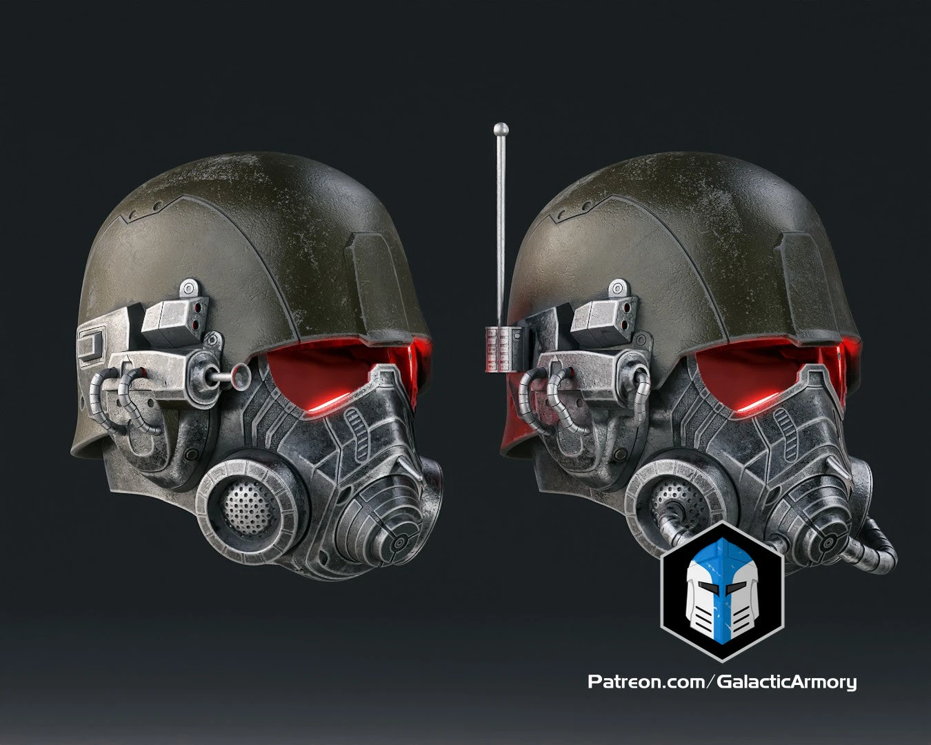 NCR Ranger Advanced And Elite Helmets - 3D Print Files 15 NCR Ranger Advanced And Elite Helmets - 3D Print Files - Image 13