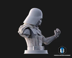 Damaged Darth Vader Bust - Pose 2 - 3D Print Files -Galactic Armory Store b20006