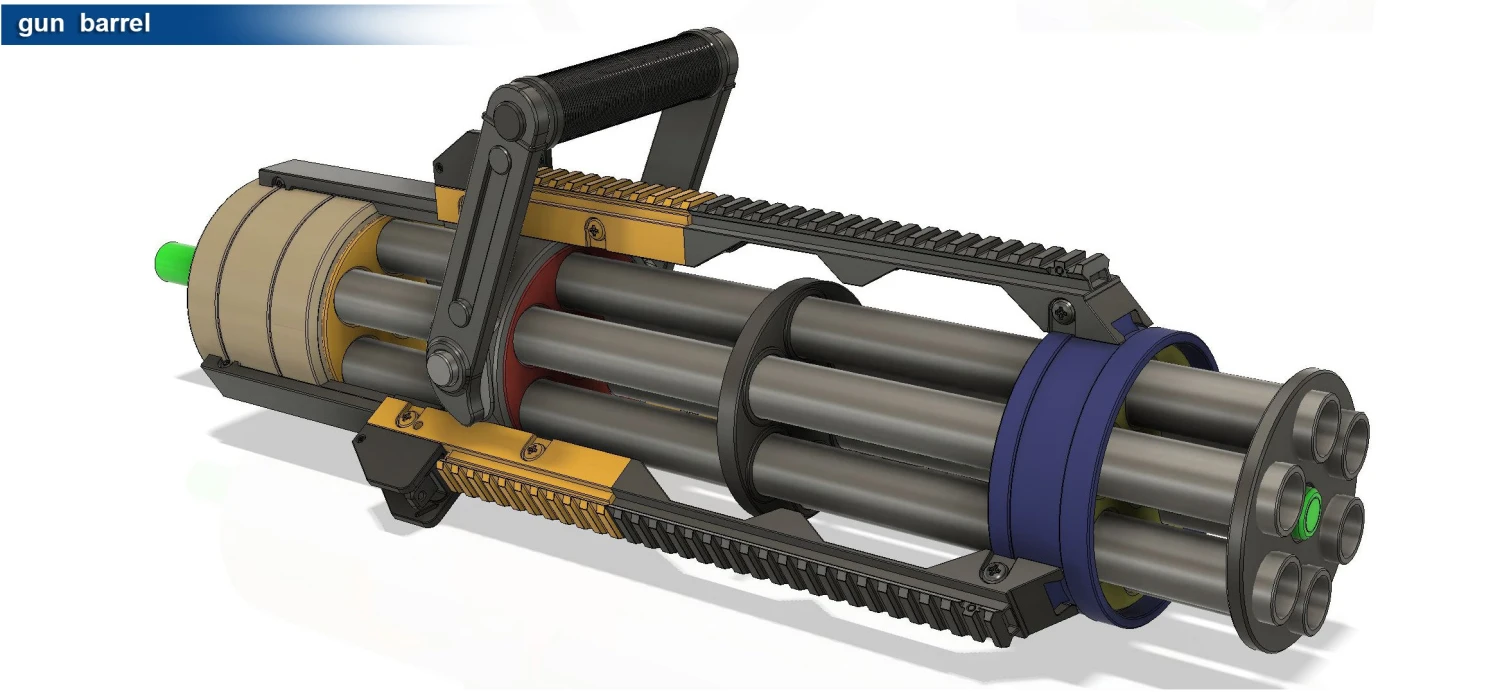 Imperial Rotary Cannon - 3D Print Files 14 Imperial Rotary Cannon - 3D Print Files - Image 12