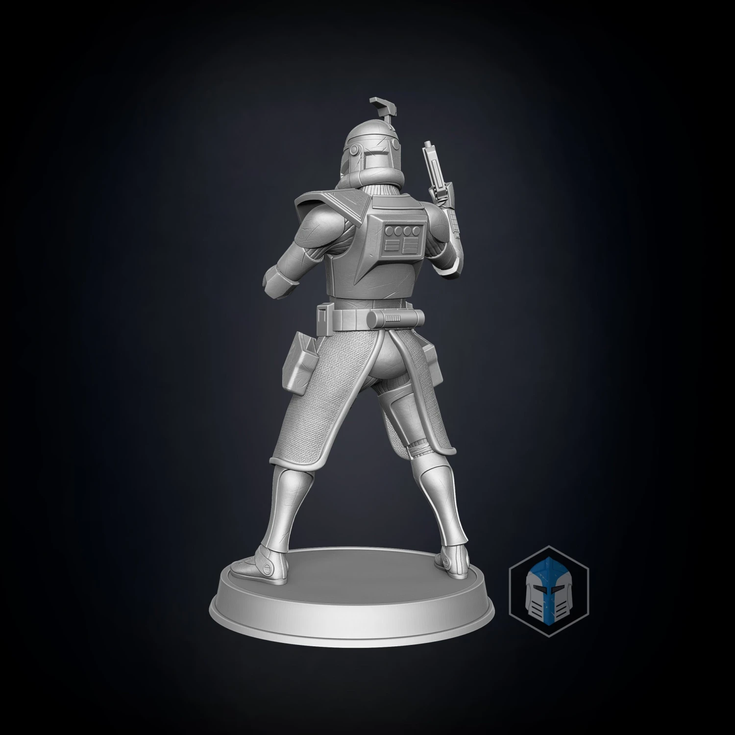 Captain Rex Figurine - Pose 3 - 3D Print Files 5 Captain Rex Figurine - Pose 3 - 3D Print Files - Image 3