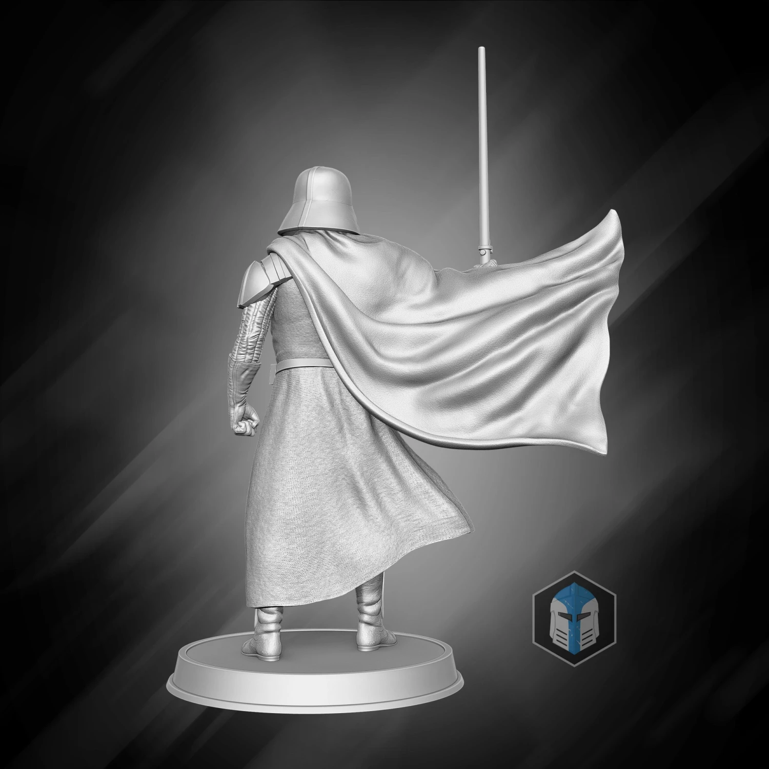 Darth Vader Figurine - Pose 5 - 3D Print Files 6 Darth Vader Figurine - Pose 5 - 3D Print Files - Image 4
