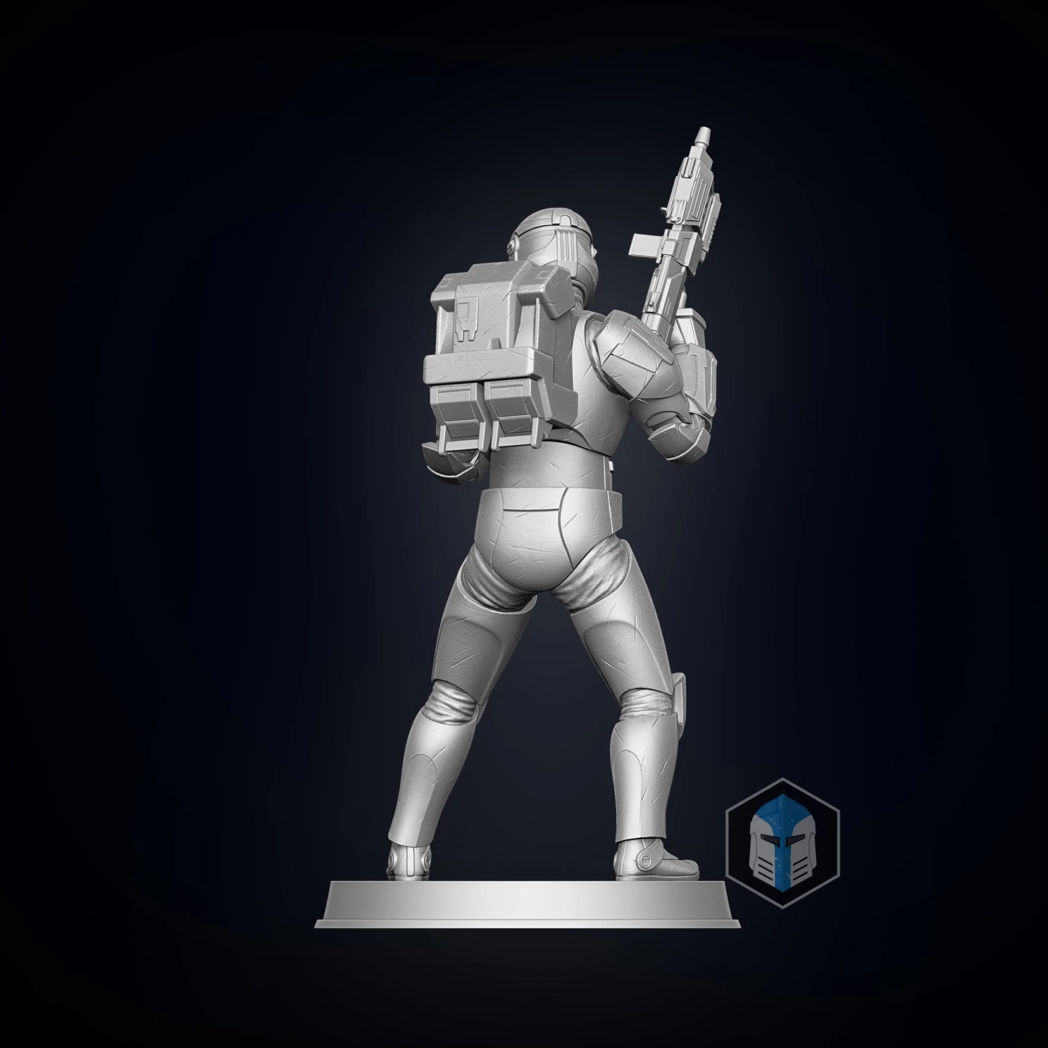 Republic Commando Figurine - Pose 1 - 3D Print Files 7 Republic Commando Figurine - Pose 1 - 3D Print Files - Image 5