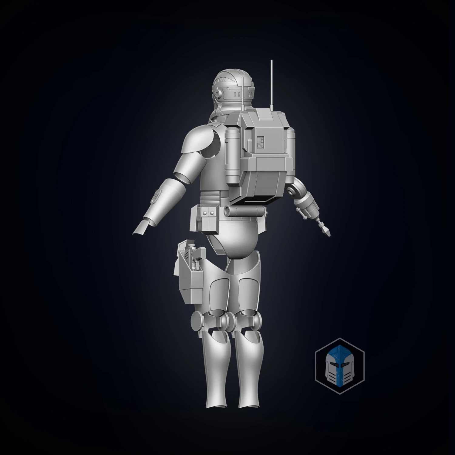 Bad Batch Echo Armor - 3D Print Files 6 Bad Batch Echo Armor - 3D Print Files - Image 4