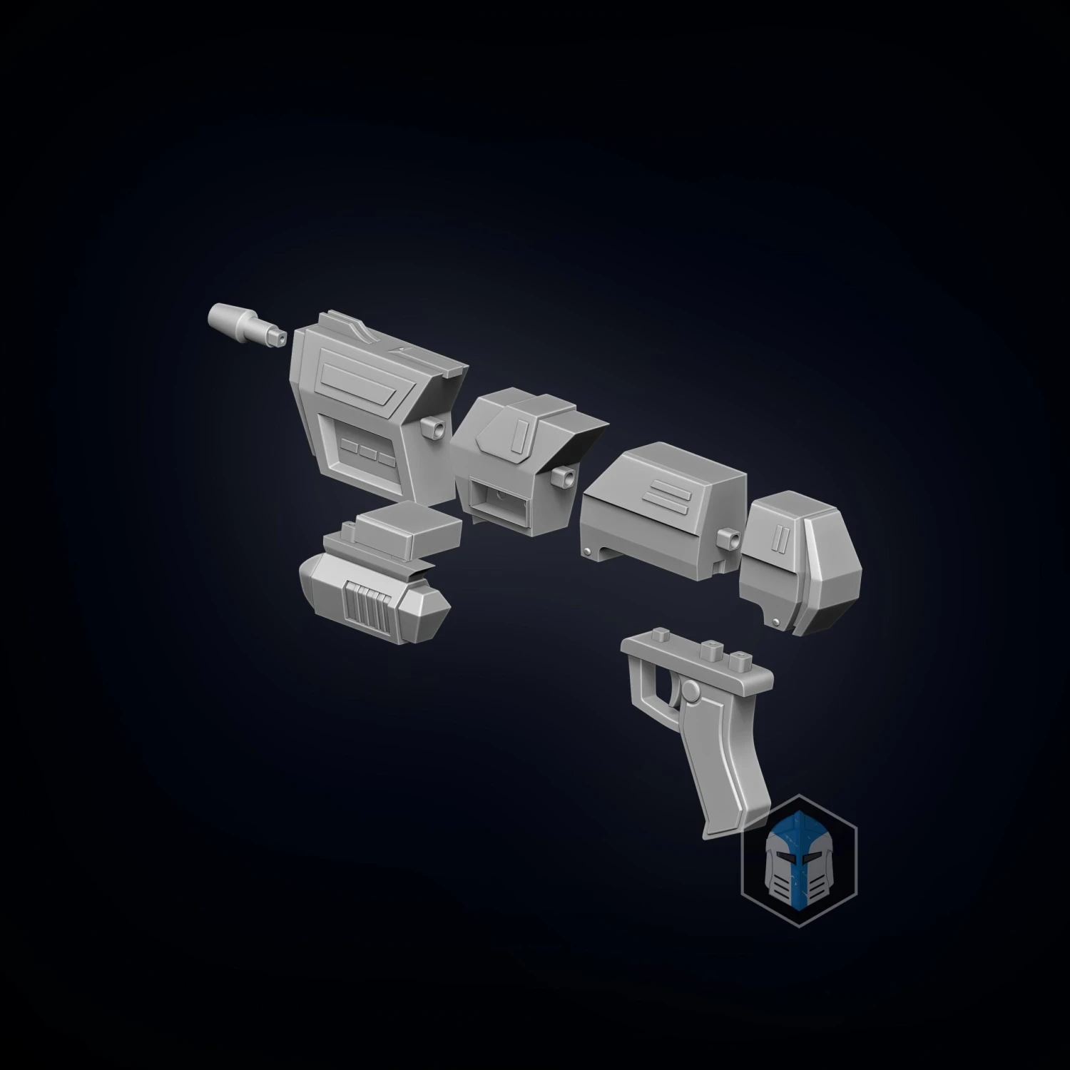 DC-17M Animated Republic Commando Blaster - 3D Print Files 10 DC-17M Animated Republic Commando Blaster - 3D Print Files - Image 8