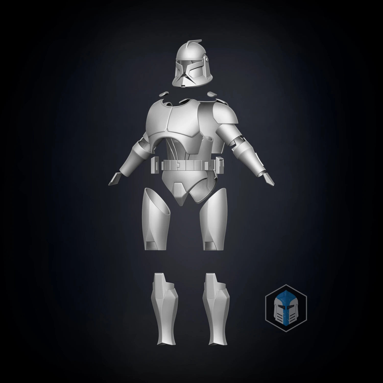 Phase 1 Animated Clone Trooper Armor - 3D Print Files 8 Phase 1 Animated Clone Trooper Armor - 3D Print Files - Image 6