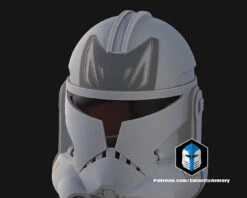 Animated Captain Rex Helmet - 3D Print Files -Galactic Armory Store clay