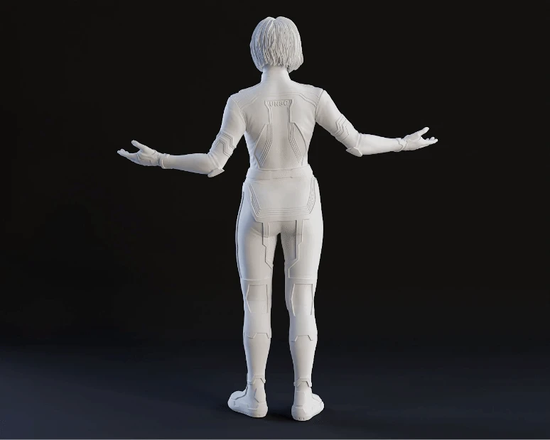 The Weapon Figurine - Pose 1 - 3D Print Files 3 The Weapon Figurine - Pose 1 - 3D Print Files