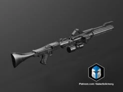 DC-15A Blaster Rifle - 3D Print Files -Galactic Armory Store dc 15a rifle 02