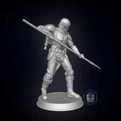 Mandalorian Figurine Season 2 - Pose 2 - 3D Print Files 12 Mandalorian Figurine Season 2 - Pose 2 - 3D Print Files -Galactic Armory Store frnt 1 fnl e829fe7b 8da7 4ee7 addf 08dbe550956e