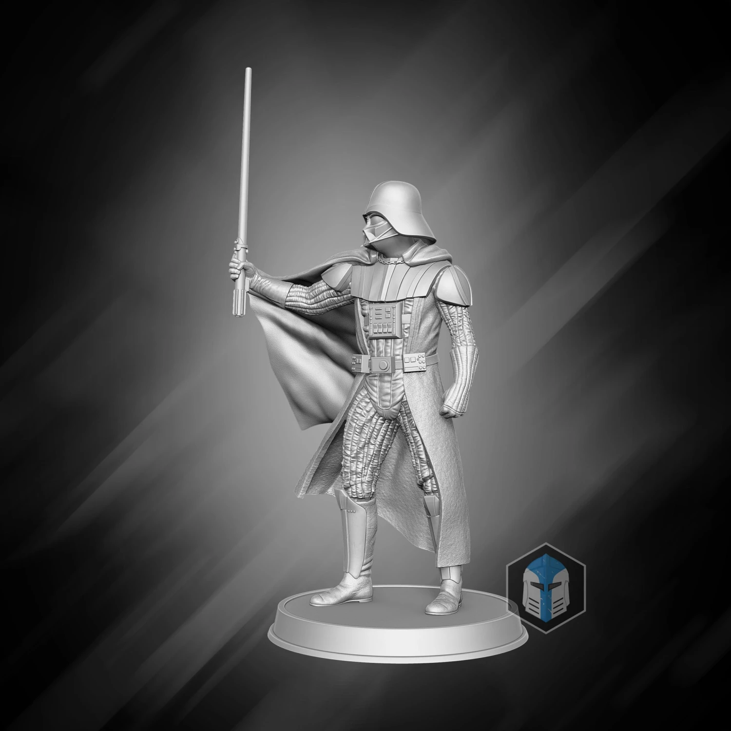 Darth Vader Figurine - Pose 5 - 3D Print Files 7 Darth Vader Figurine - Pose 5 - 3D Print Files - Image 5