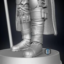 Mandalorian Figurine Season 2 - Pose 1 - 3D Print Files -Galactic Armory Store frnt 4 fnl