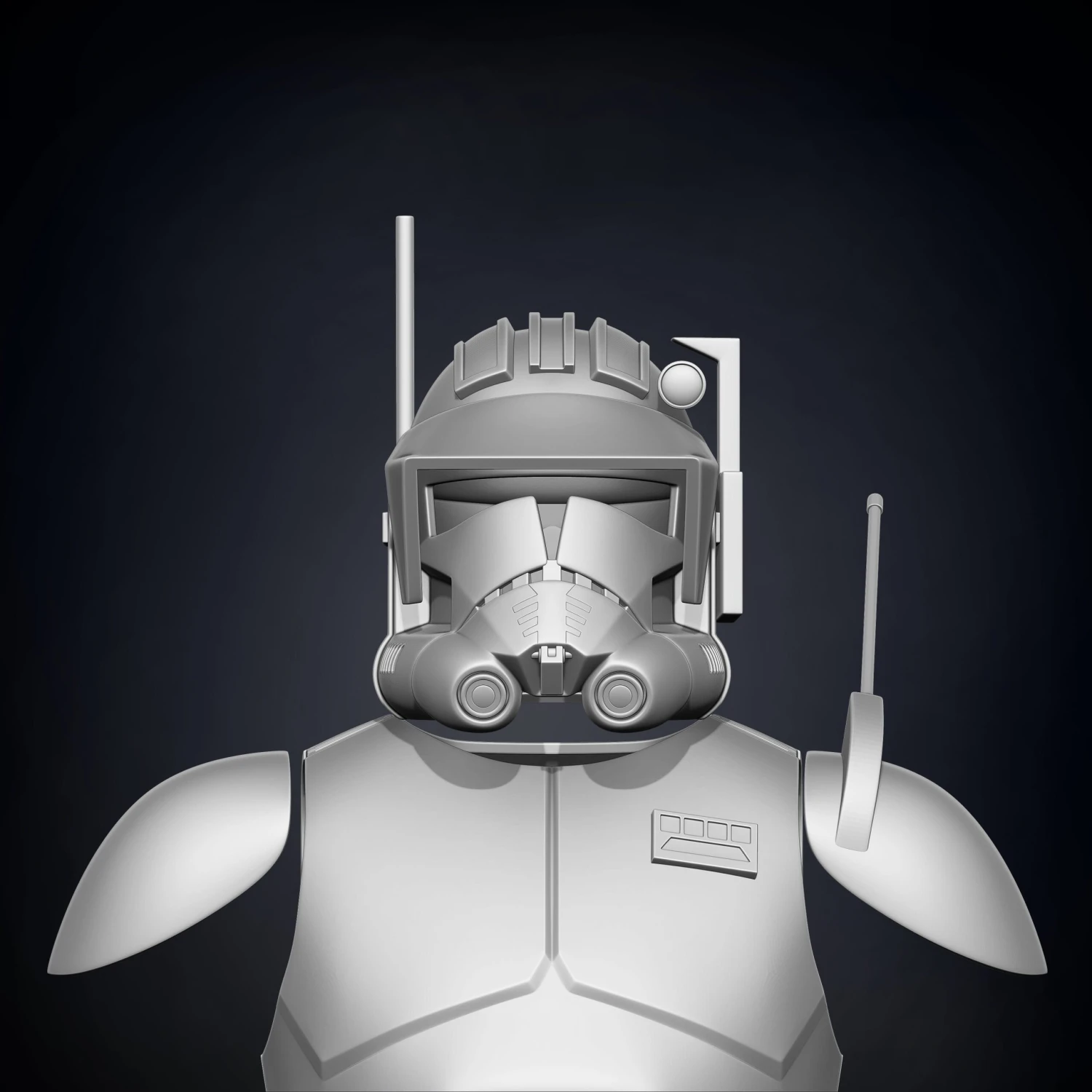 Animated Commander Cody Armor Accessories - 3D Print Files 6 Animated Commander Cody Armor Accessories - 3D Print Files - Image 4