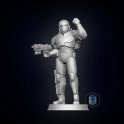 Bad Batch Wrecker Figurine - Pose 3 - 3D Print Files