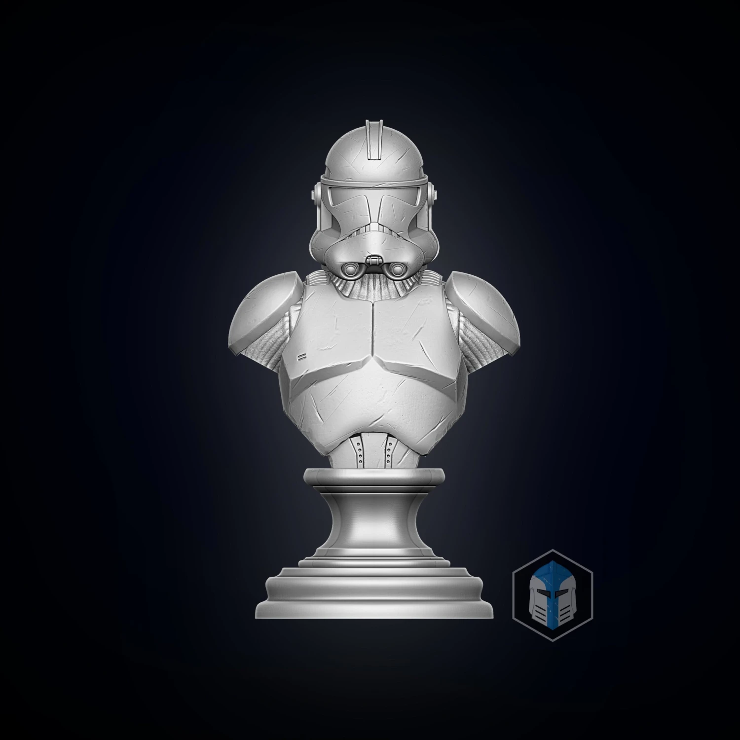 Clone Trooper Bust - 3D Print Files 6 Clone Trooper Bust - 3D Print Files - Image 4