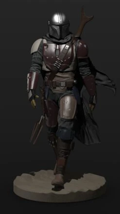 The Mandalorian Figurine - 3D Print Files