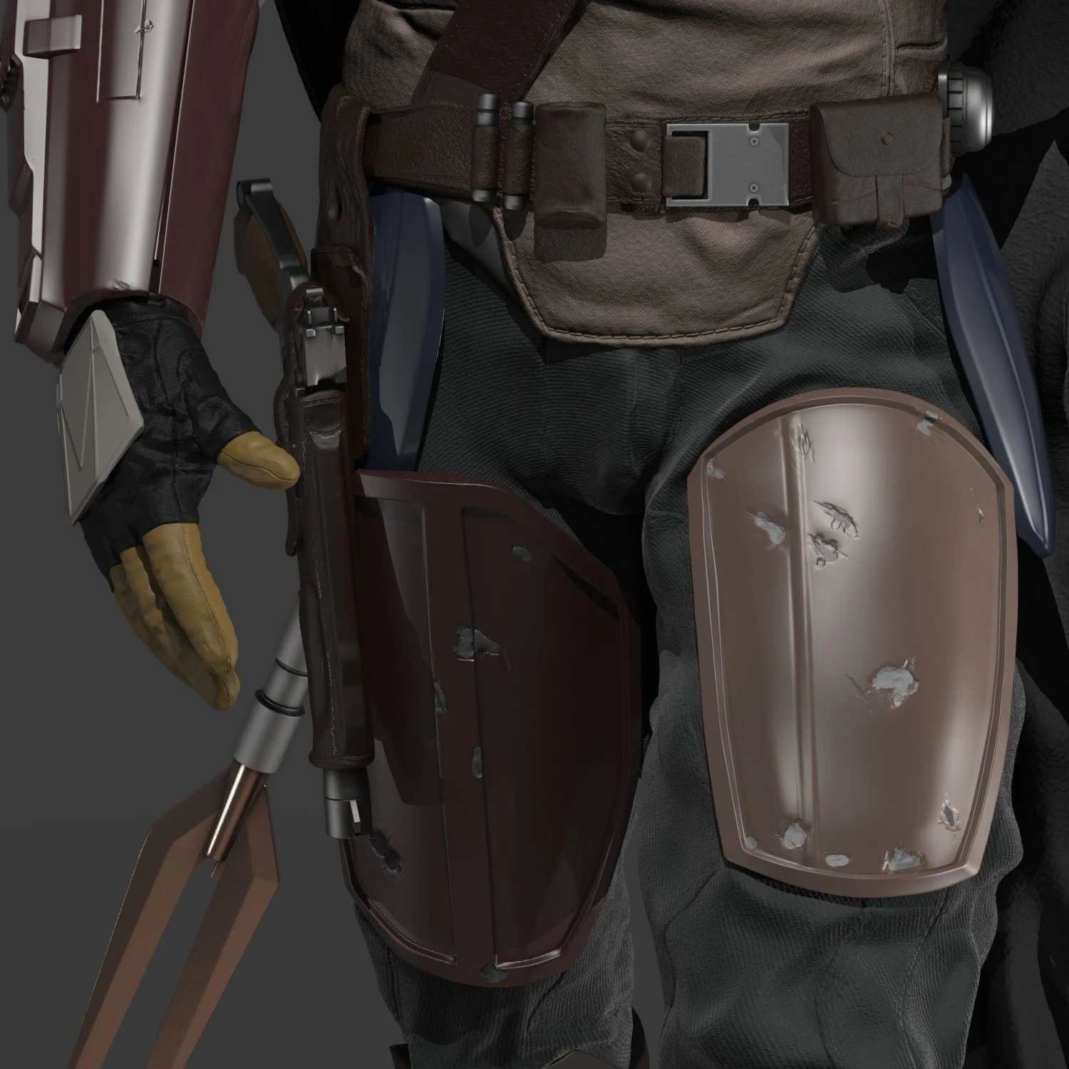 The Mandalorian Figurine - 3D Print Files 12 The Mandalorian Figurine - 3D Print Files - Image 10