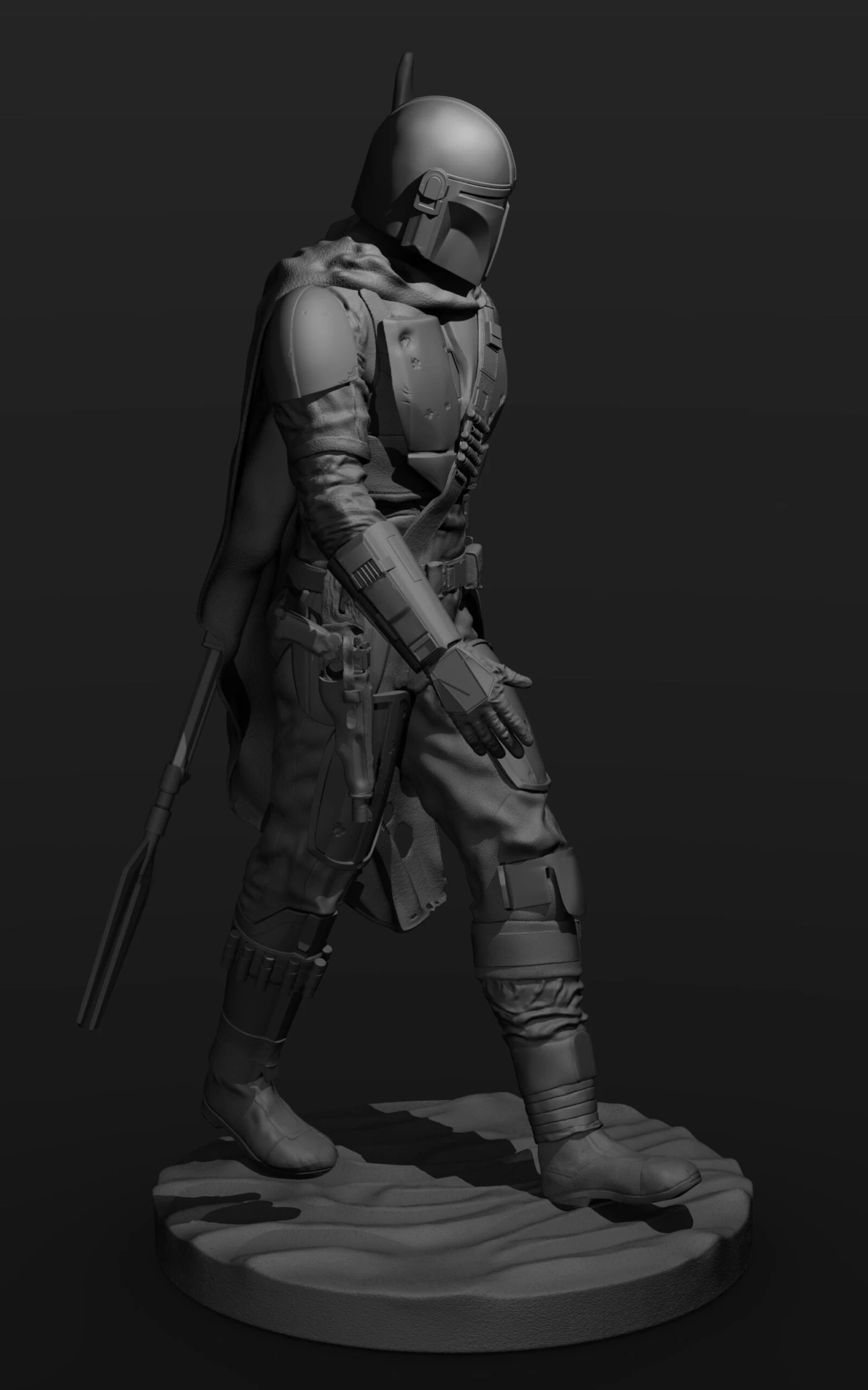 The Mandalorian Figurine - 3D Print Files 18 The Mandalorian Figurine - 3D Print Files - Image 16