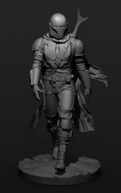 The Mandalorian Figurine - 3D Print Files 39 The Mandalorian Figurine - 3D Print Files -Galactic Armory Store mandalorian 3d model obj fbx stl ztl 18