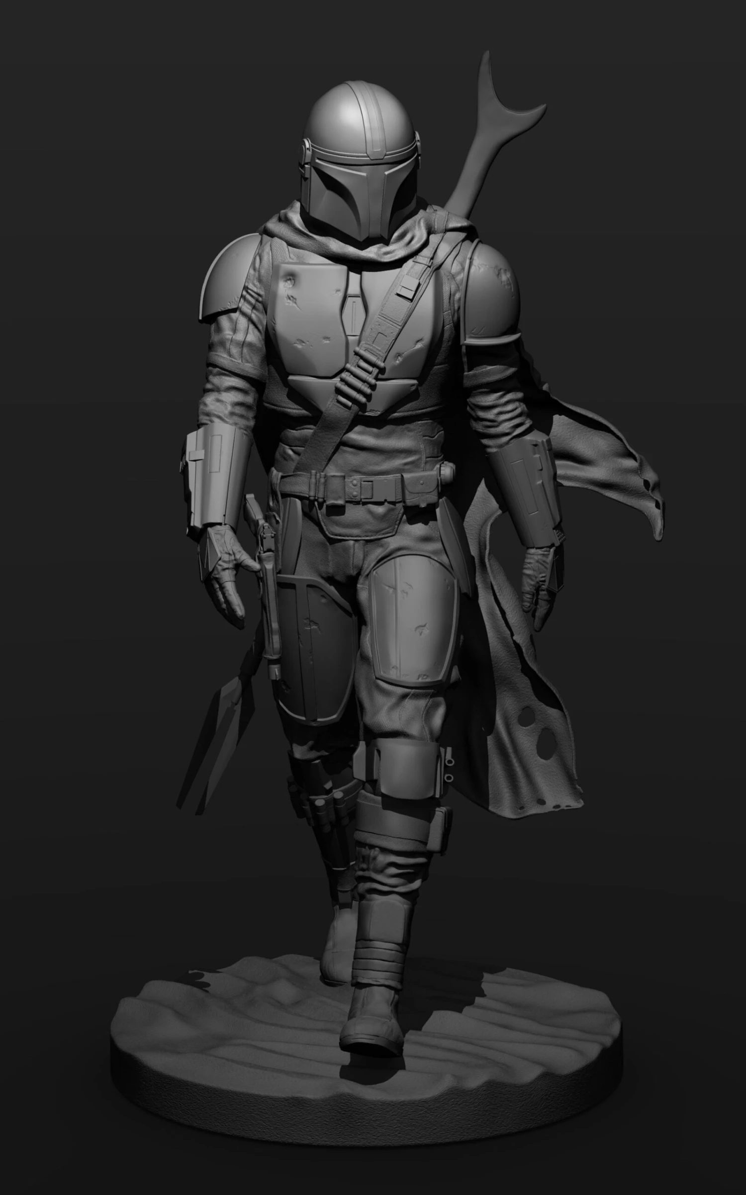 The Mandalorian Figurine - 3D Print Files 20 The Mandalorian Figurine - 3D Print Files - Image 18