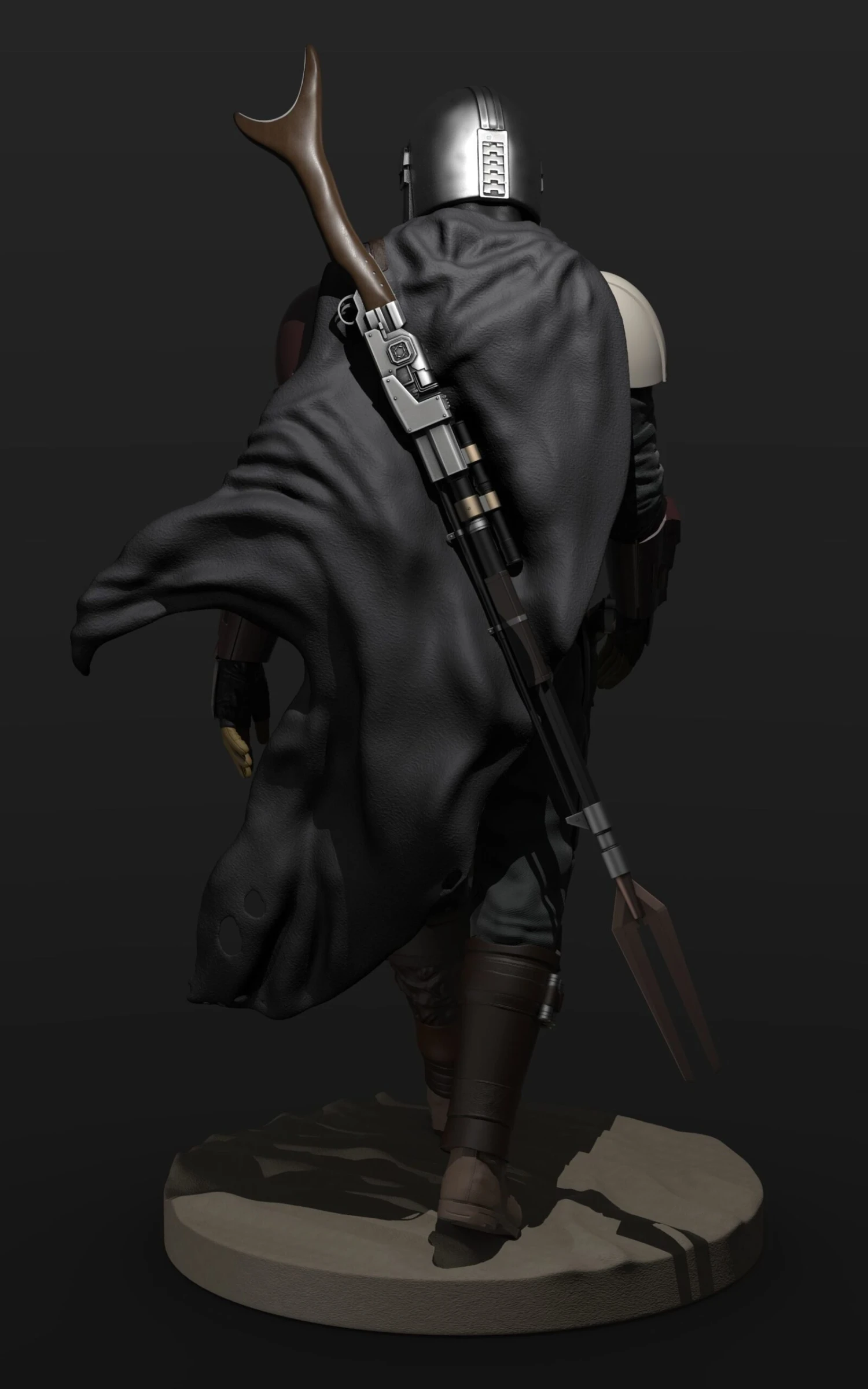 The Mandalorian Figurine - 3D Print Files 9 The Mandalorian Figurine - 3D Print Files - Image 7