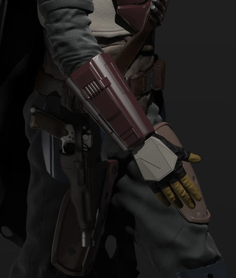 The Mandalorian Figurine - 3D Print Files 5 The Mandalorian Figurine - 3D Print Files - Image 3