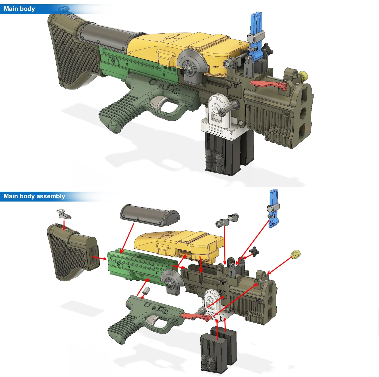 Imperial Rotary Cannon - 3D Print Files 13 Imperial Rotary Cannon - 3D Print Files - Image 11