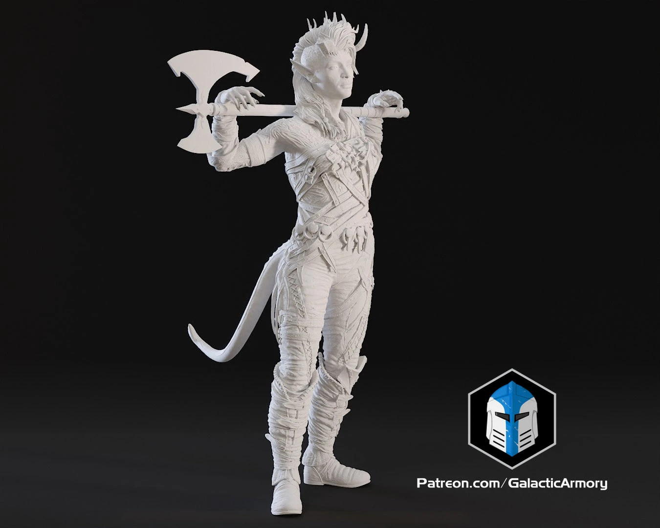 Karlach Figurine - Pose 1 - 3D Print Files 13 Karlach Figurine - Pose 1 - 3D Print Files - Image 11